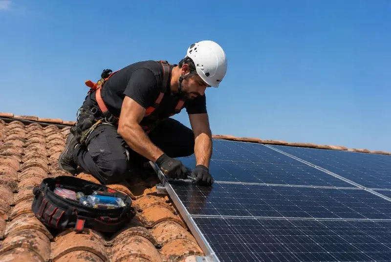 Maintenance et monitoring de panneaux solaires à Rigarda