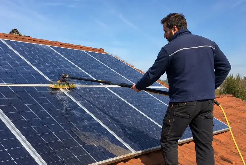 Nettoyage et entretien de panneaux solaires à Rigarda